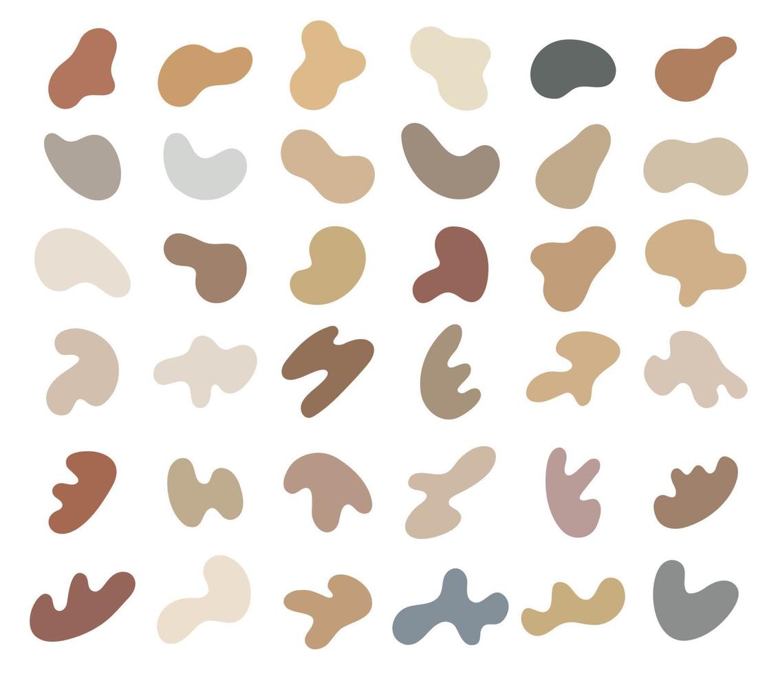 Abstract shapes. free form liquid for decorating greeting cards vector