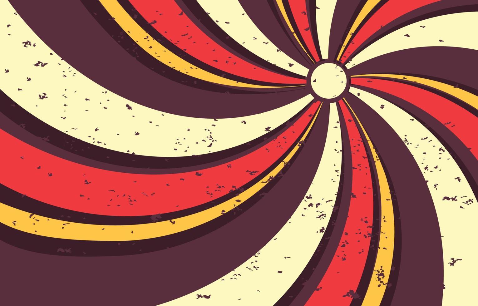 Twirl Twisted Spiral Retro Classic Flat Background vector