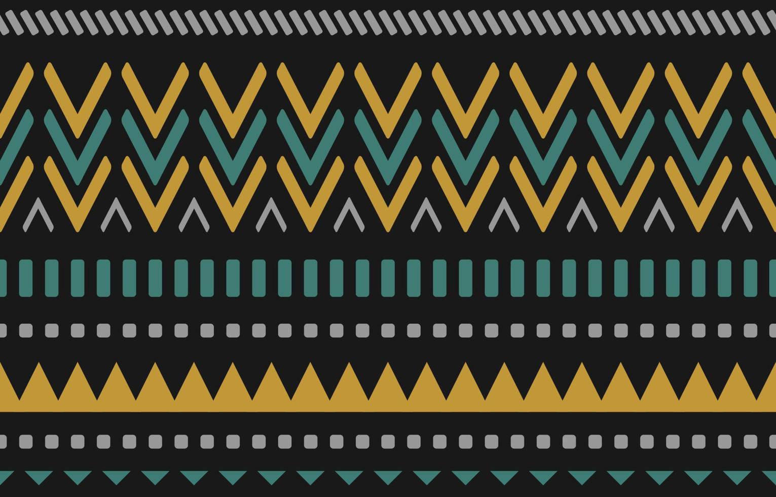 Geometric ethnic seamless pattern in tribal. Aztec American and Mexican style. vector