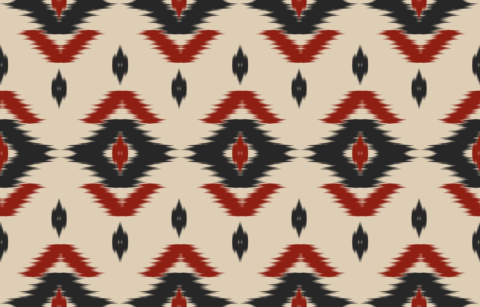 Ethnic tribal pattern art. Ikat ethnic seamless pattern. American and Mexican style. vector