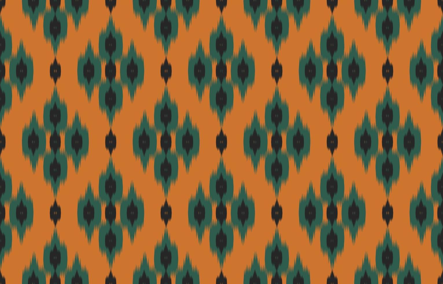 Abstract ethnic pattern art. Ikat seamless pattern in tribal. Fabric Mexican style. vector