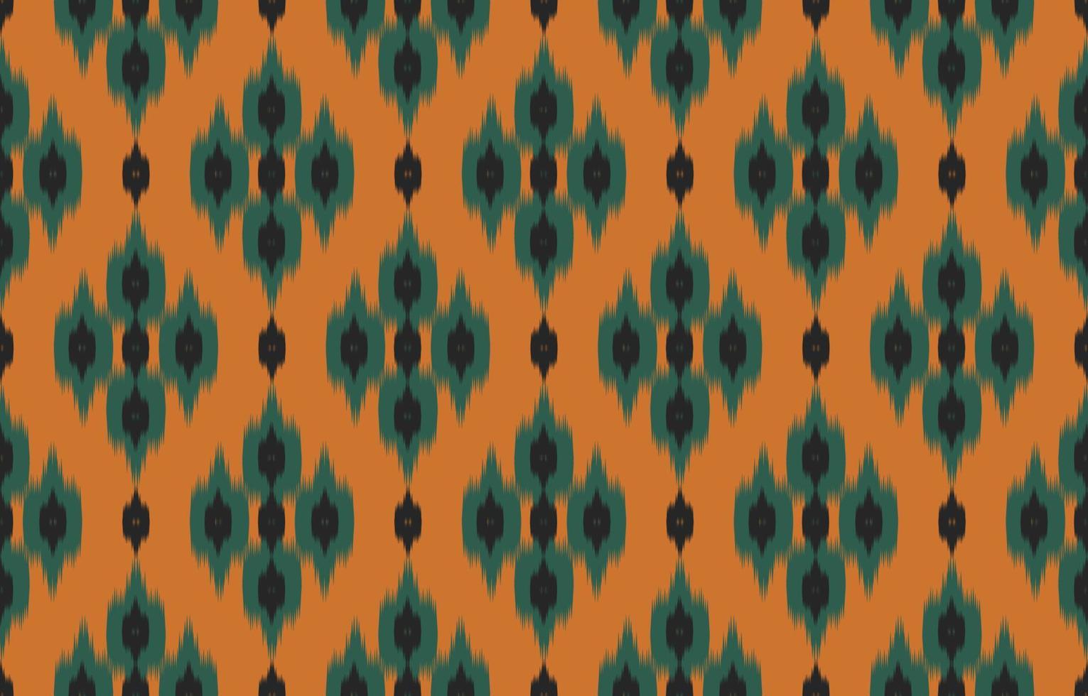 Abstract ethnic pattern art. Ikat seamless pattern in tribal. Fabric Mexican style. vector