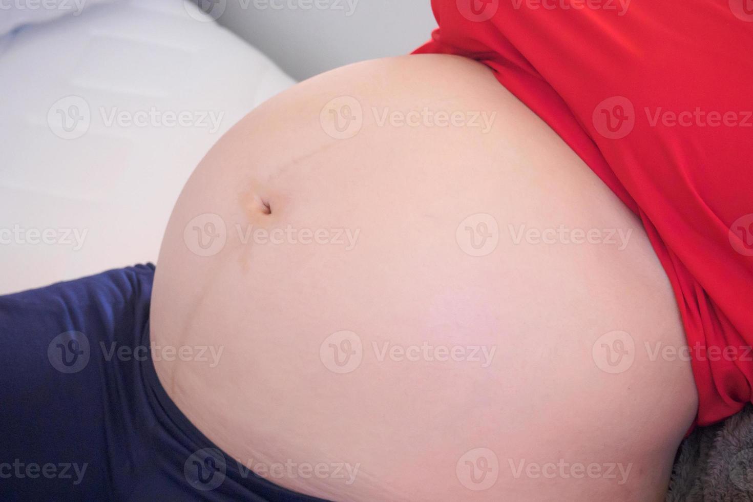 Pregnant Woman Belly photo