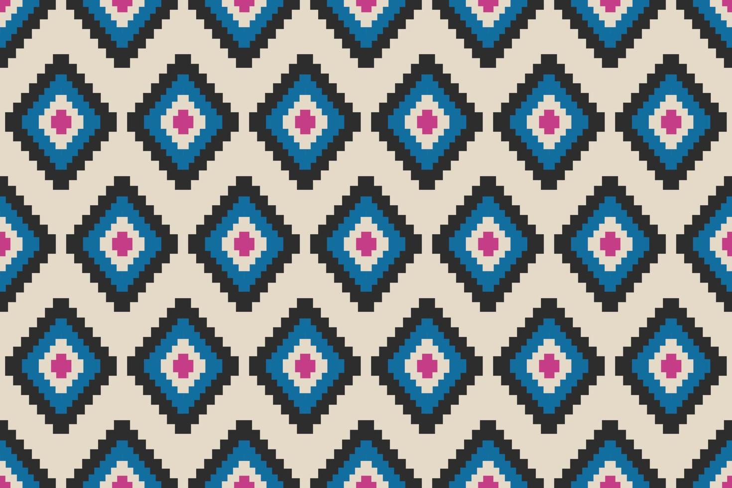 Geometric ethnic oriental seamless pattern traditional. vector
