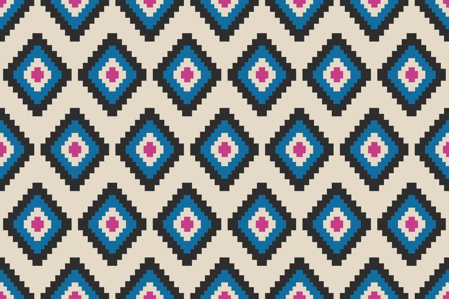 Geometric ethnic oriental seamless pattern traditional. vector