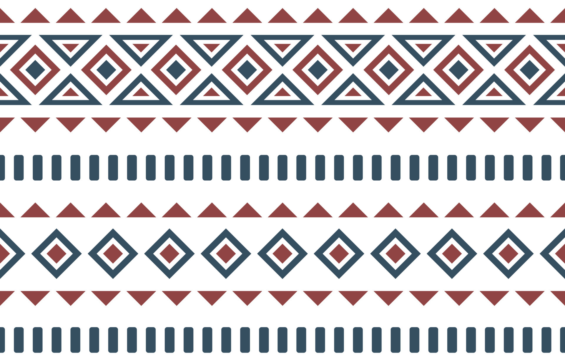 Geometric ethnic seamless pattern traditional. 11430446 Vector Art at ...