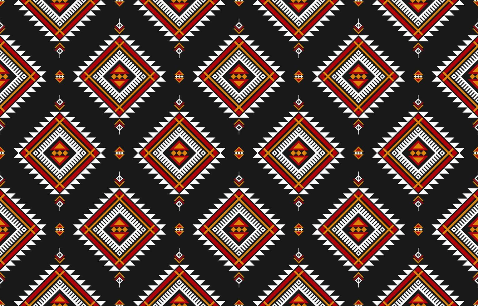 Geometric ethnic seamless pattern in tribal. Fabric Mexican style. vector