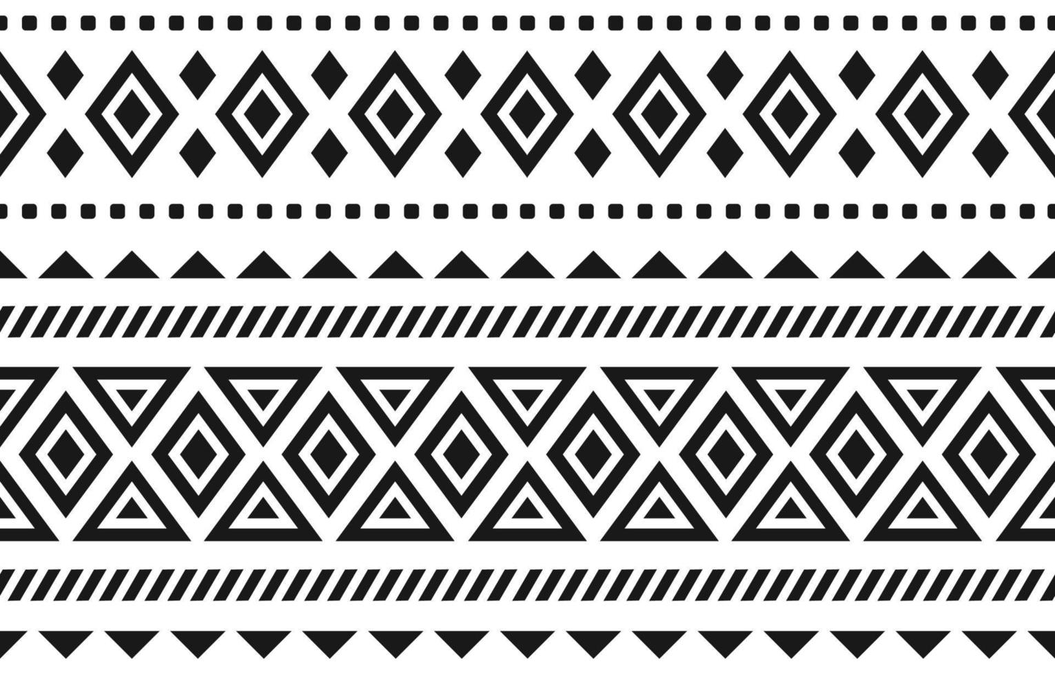 Geometric ethnic seamless pattern traditional. vector