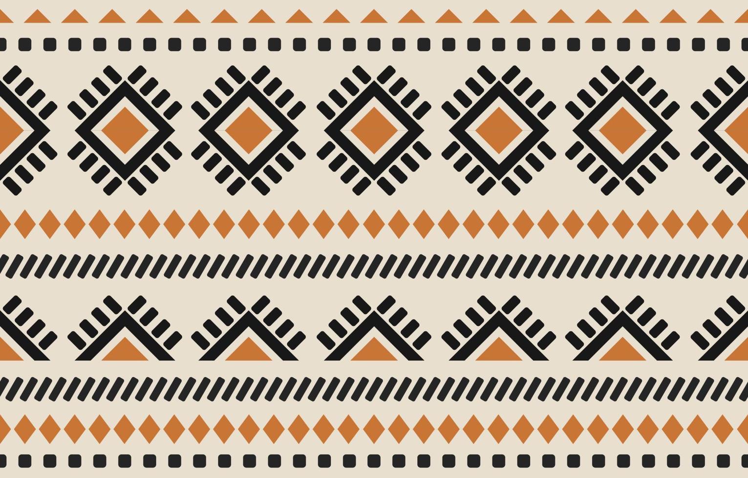 Ethnic geometric seamless pattern. Tribal style. vector