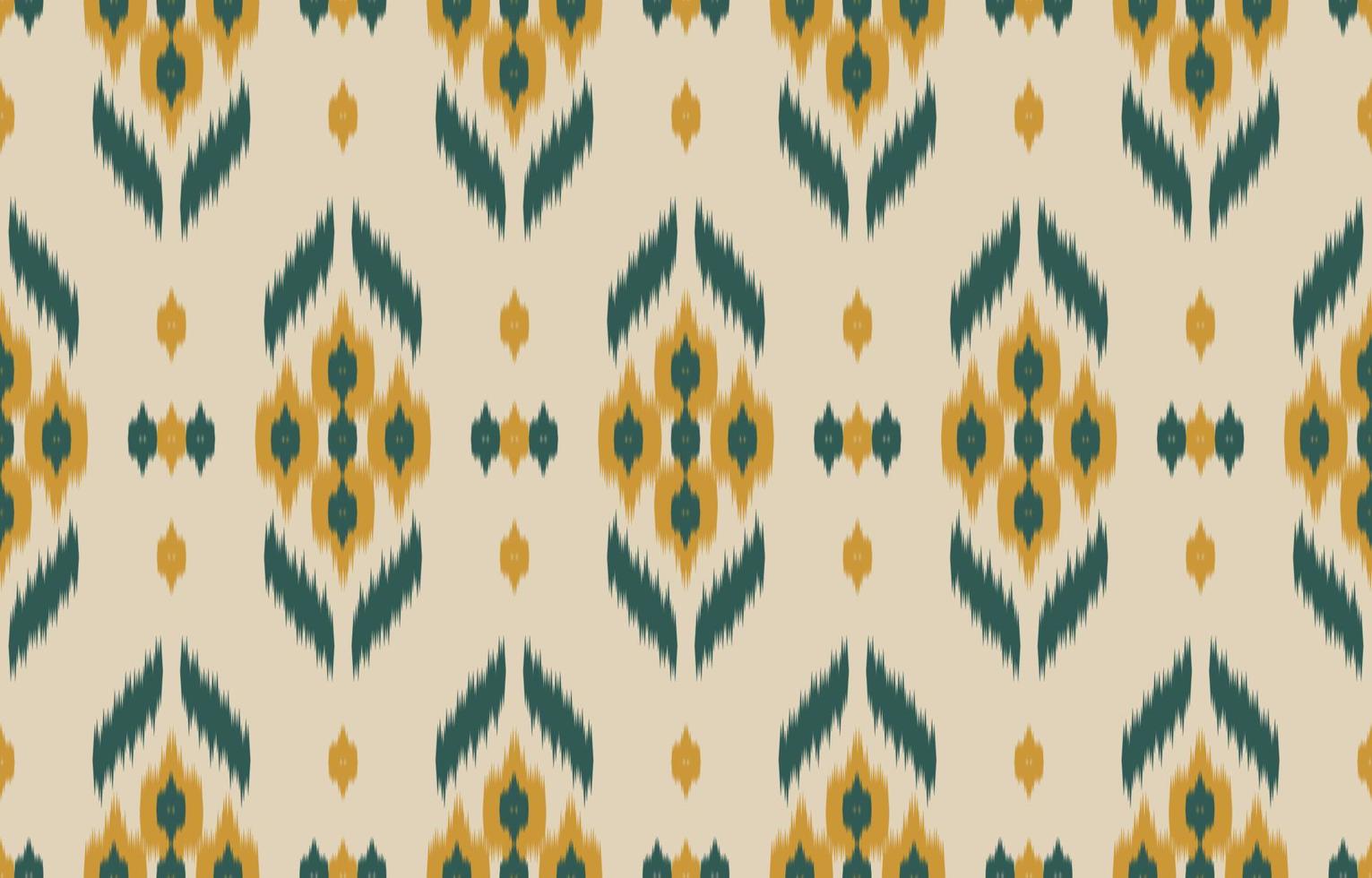 Geometric ethnic ikat oriental seamless pattern traditional. Aztec striped style. vector