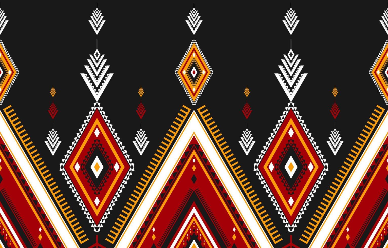 Geometric ethnic seamless pattern in tribal. American, mexican style. Aztec abstract art. vector