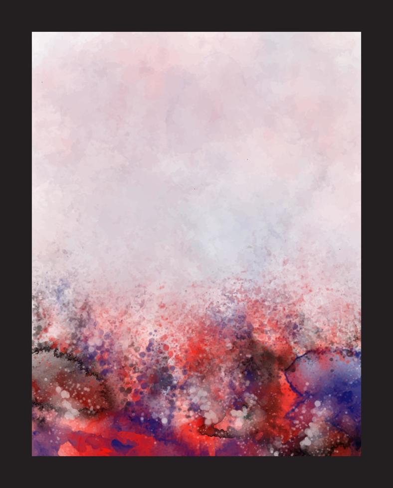 Abstract painting using watercolors. Design for your date, postcard, banner, logo. vector