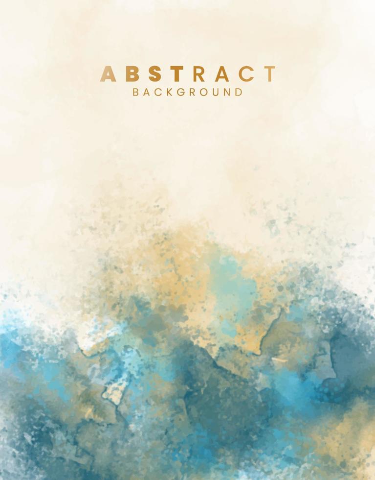 Abstract painting using watercolors. Design for your date, postcard, banner, logo. vector