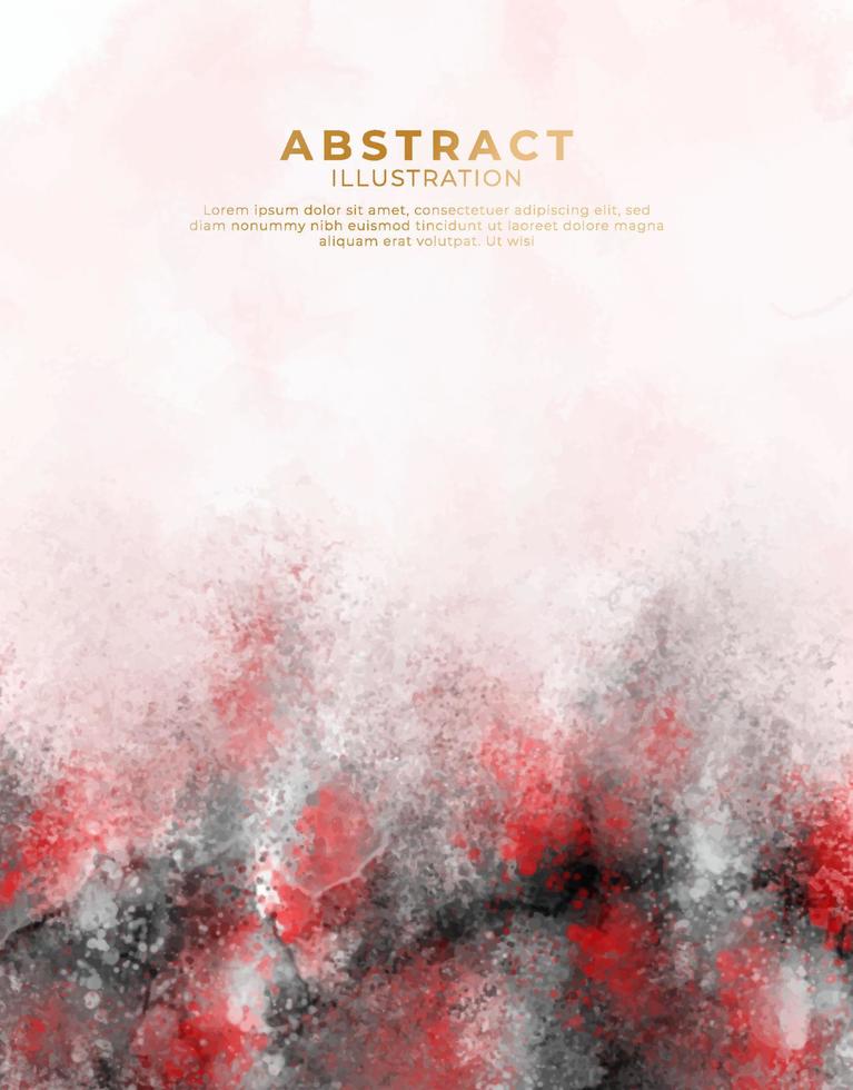 Abstract painting using watercolors. Design for your date, postcard, banner, logo. vector