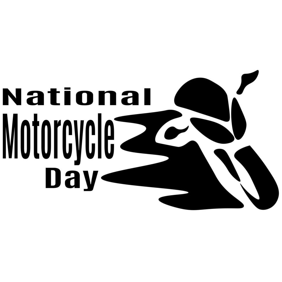 National Motorcycle Day, Idea for poster, banner or postcard 11430711
