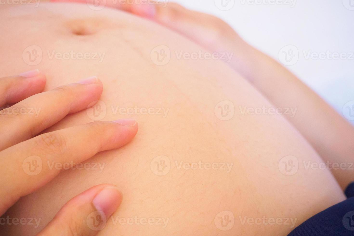 pregnancy woman close up photo