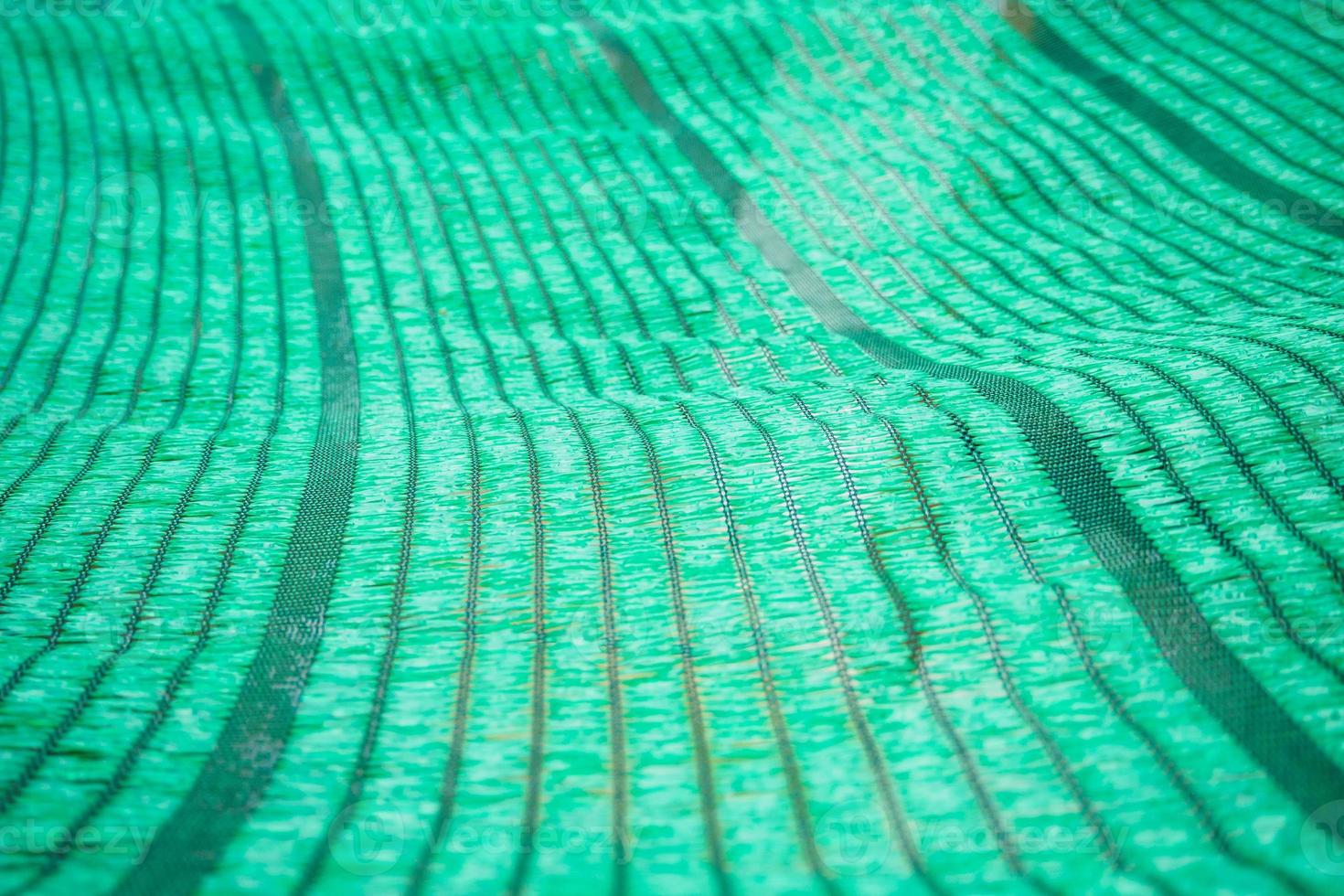 Close up Green Shading Net protect sun light photo