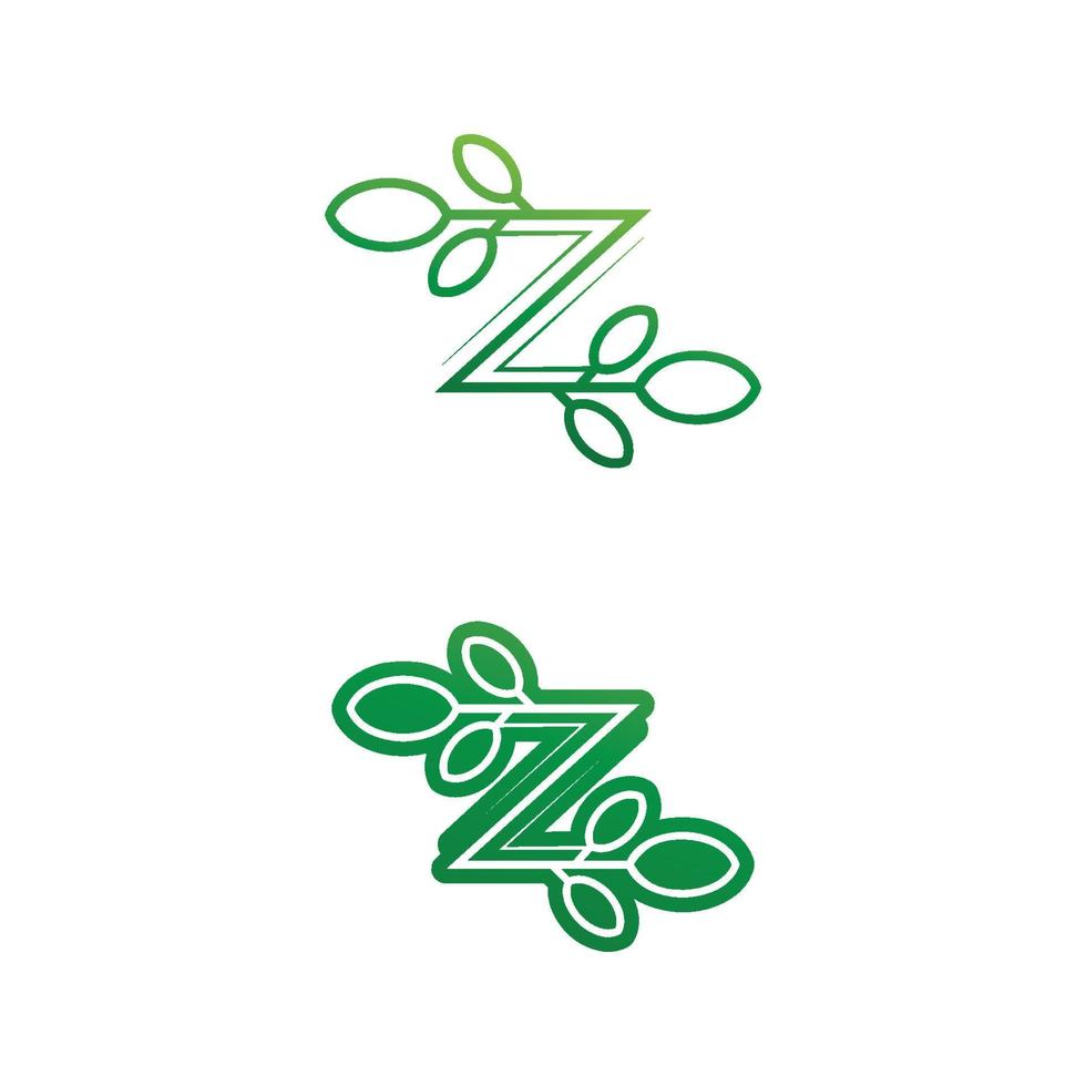 Z letter and font Z logo design vector identity illustration