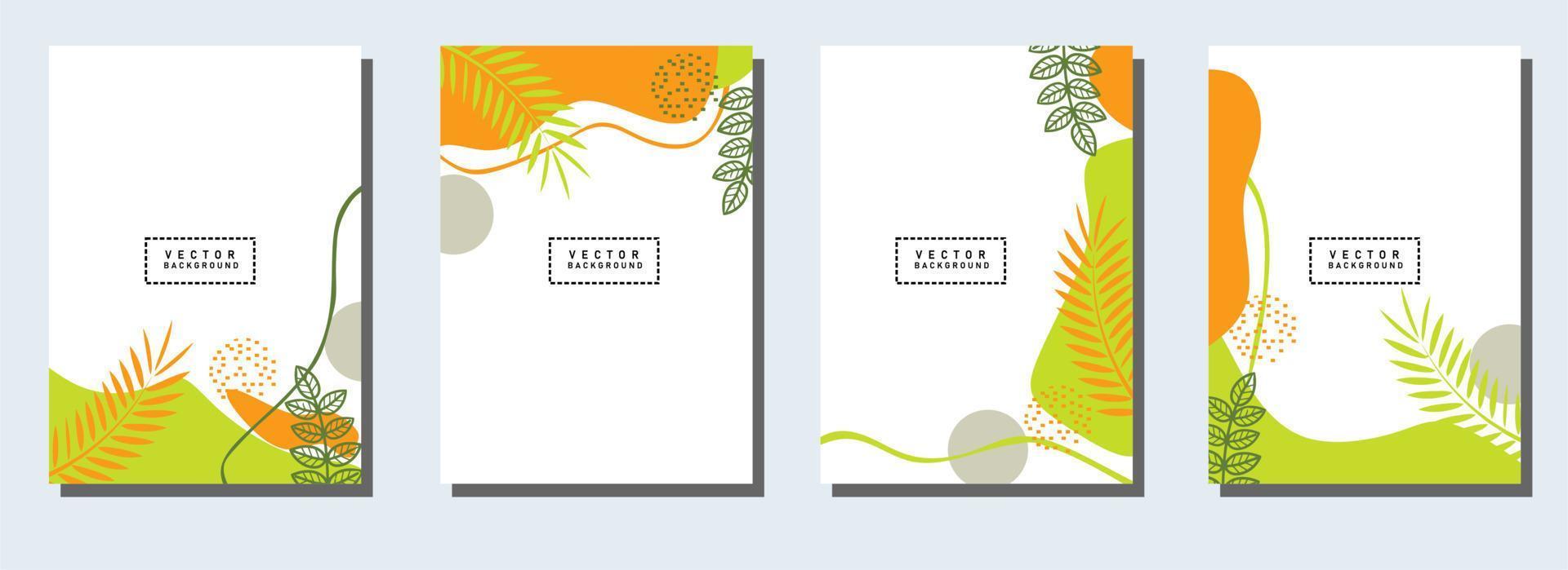 Modern abstract covers set, minimal covers design. Colorful geometric background, vector illustration.