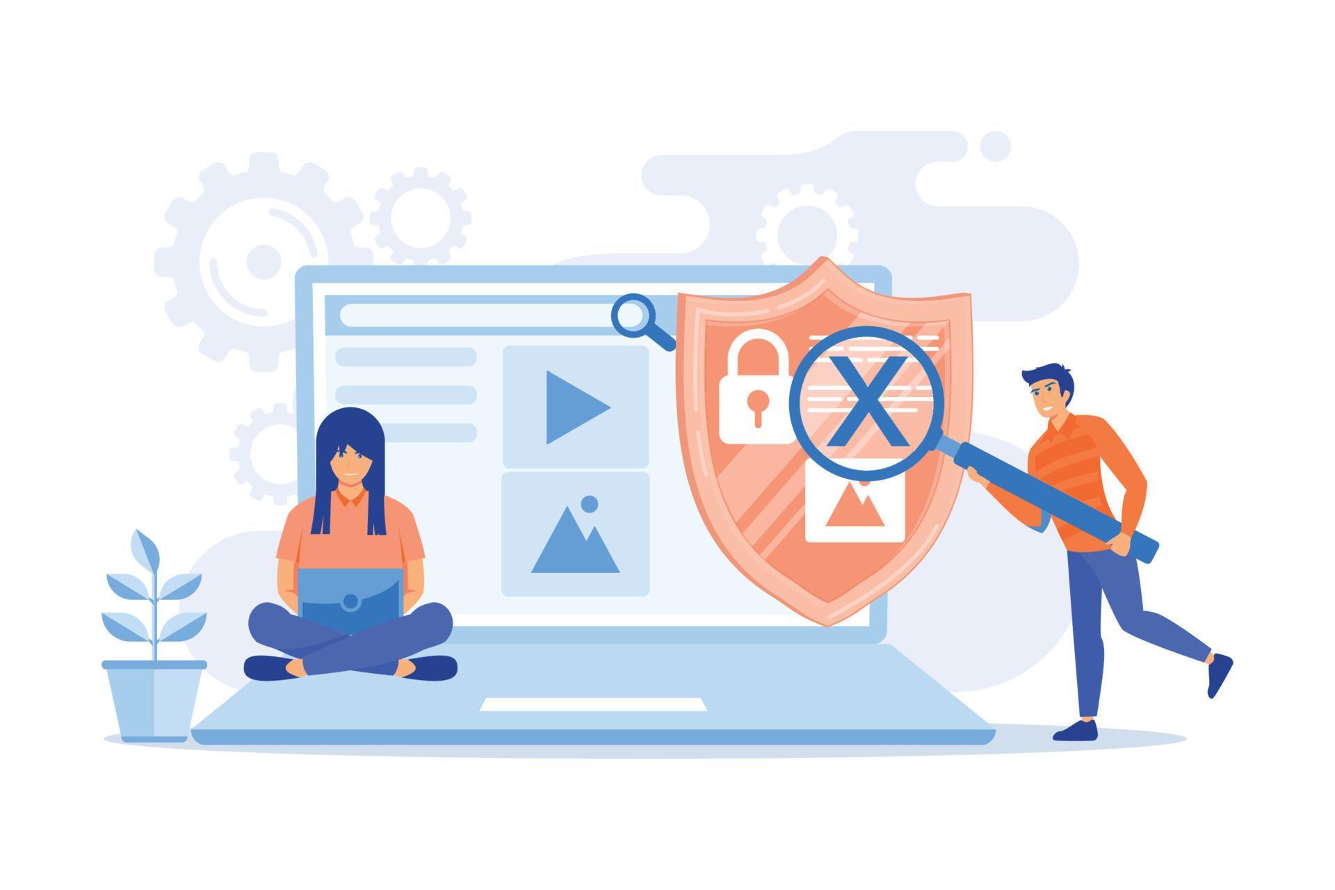 Prohibited, illegal sites, resources. Copyright protection from