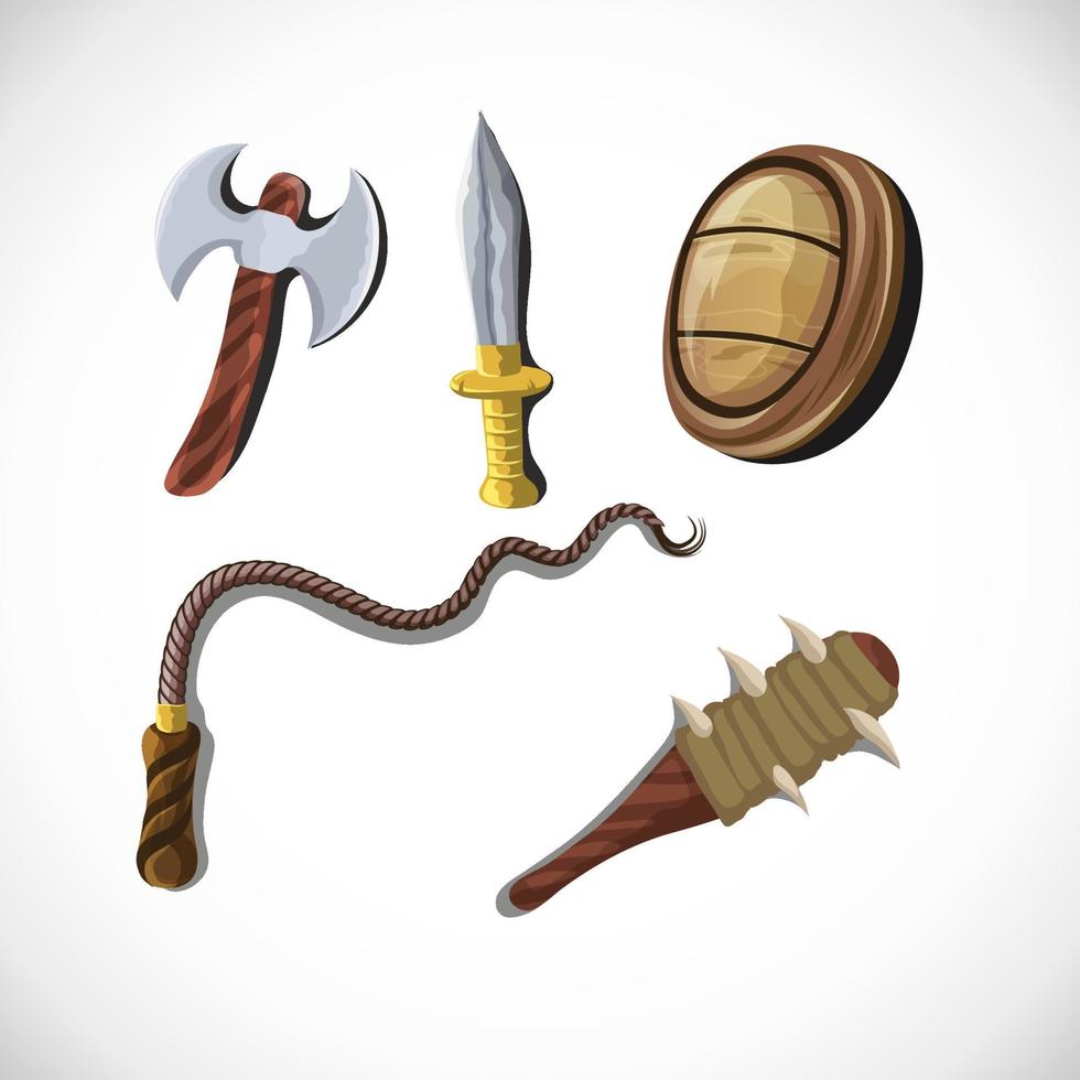 weapon mascot vector illustration template