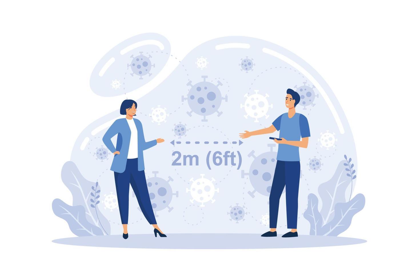 Covid19 outbreak. Stay at home, wash your hands, keep distance, hand sanitizer, self protection, wear mask, distance working, flat vector modern illustration