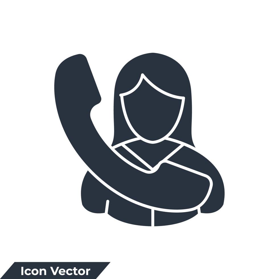 support icon logo vector illustration. User Support symbol template for graphic and web design collection
