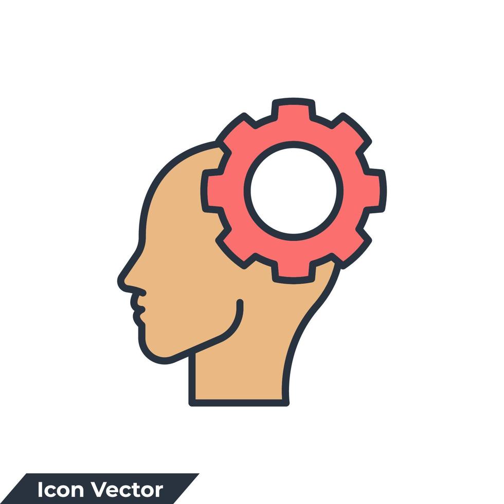 ilustración de vector de logotipo de icono de habilidades. plantilla de símbolo de habilidades para la colección de diseño gráfico y web
