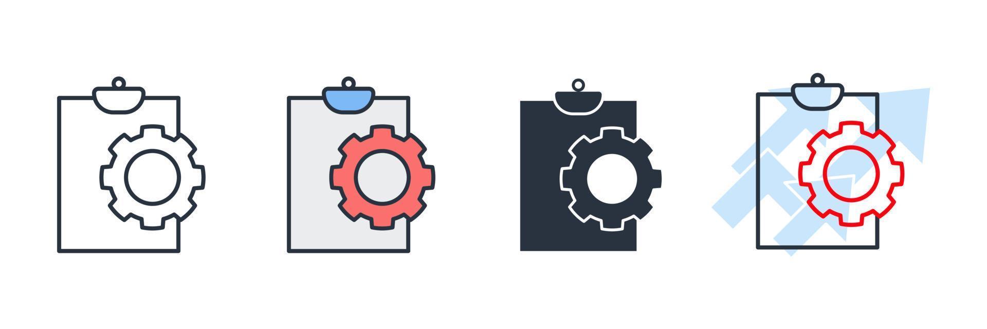planning icon logo vector illustration. Project Management symbol template for graphic and web design collection
