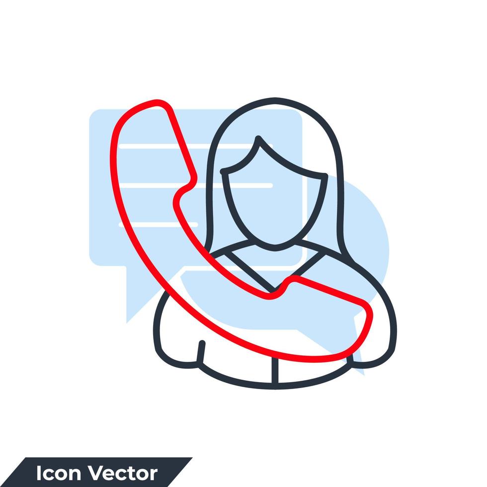 support icon logo vector illustration. User Support symbol template for graphic and web design collection