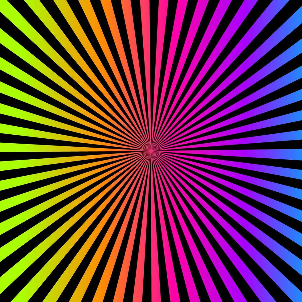 Rainbow abstract striped background. Vector illustration.