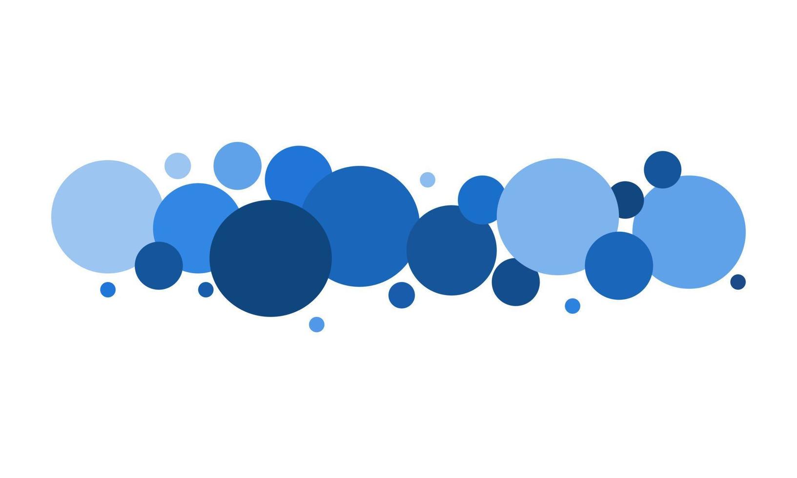 Blue abstract dots background. Vector illustration.