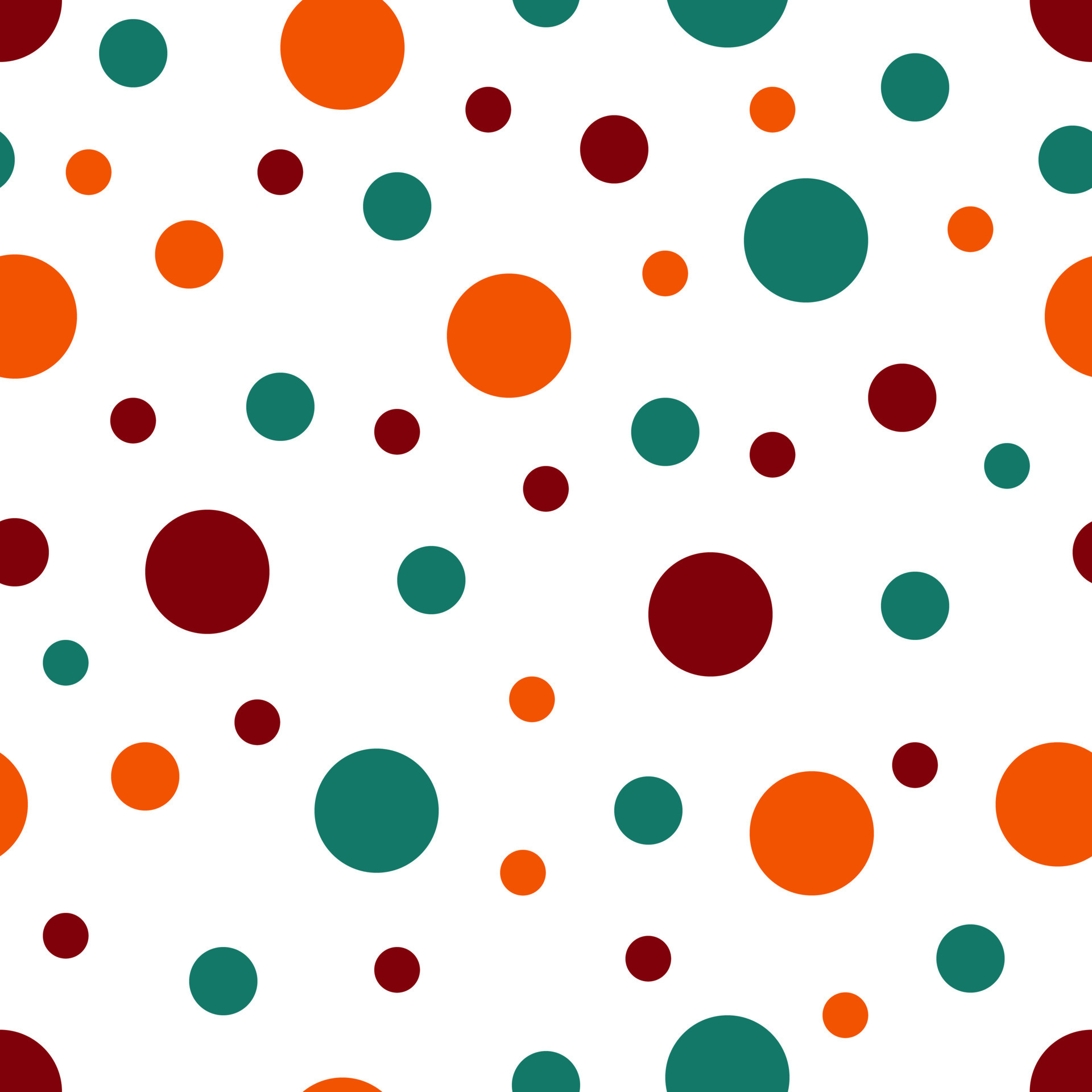 Seamless Pattern White Background With Colorful Circles Vector Seamless Pattern White Background With Colorful Circles Vector