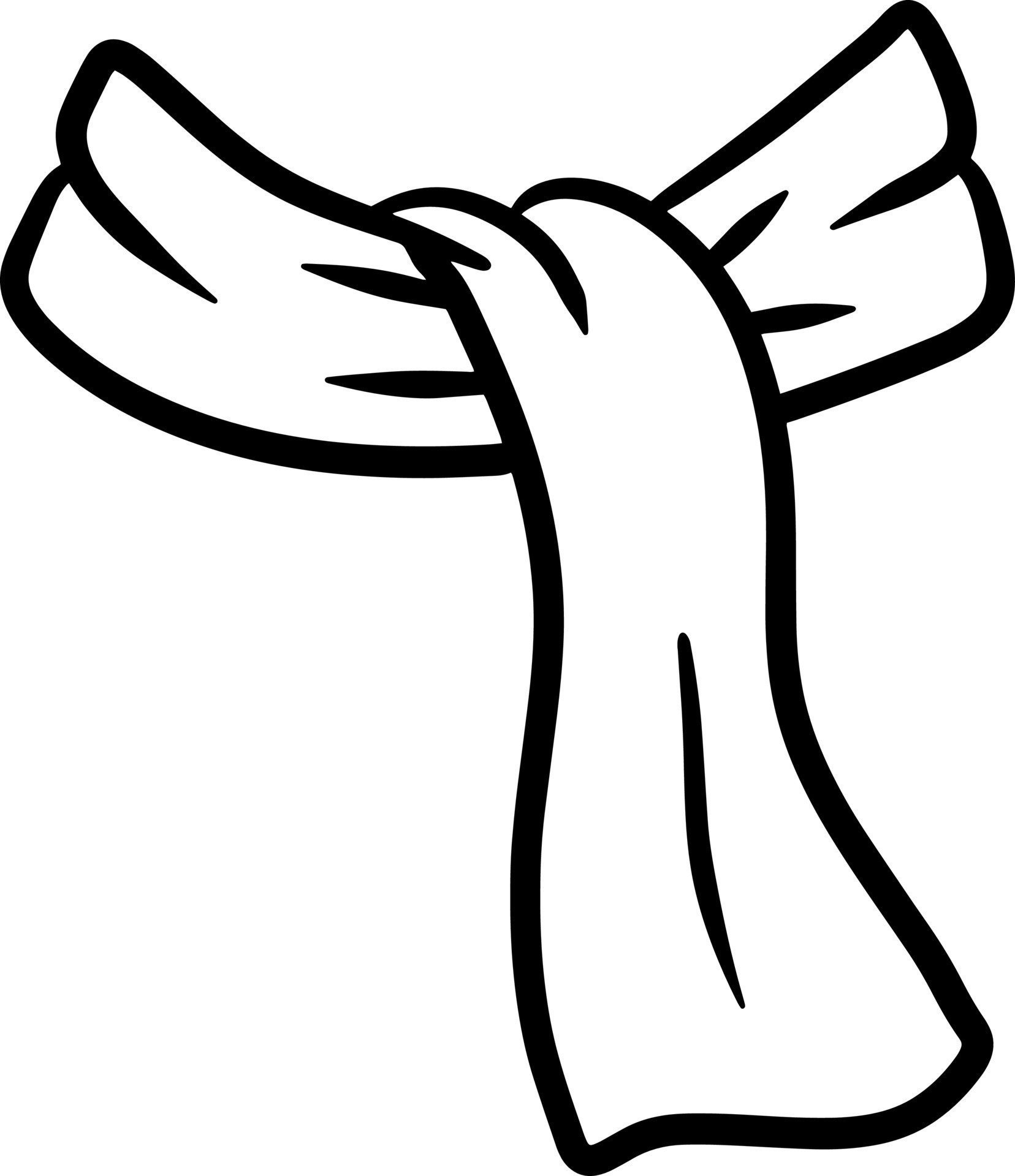 Warm winter scarf. Black and white cartoon illustration. Autumn clothes for the neck. Fashionable neckerchief 11433541 Vector Art at Vecteezy Warm winter scarf. Black and white cartoon illustration. Autumn clothes for the neck. Fashionable neckerchief 11433541 Vector Art at Vecteezy