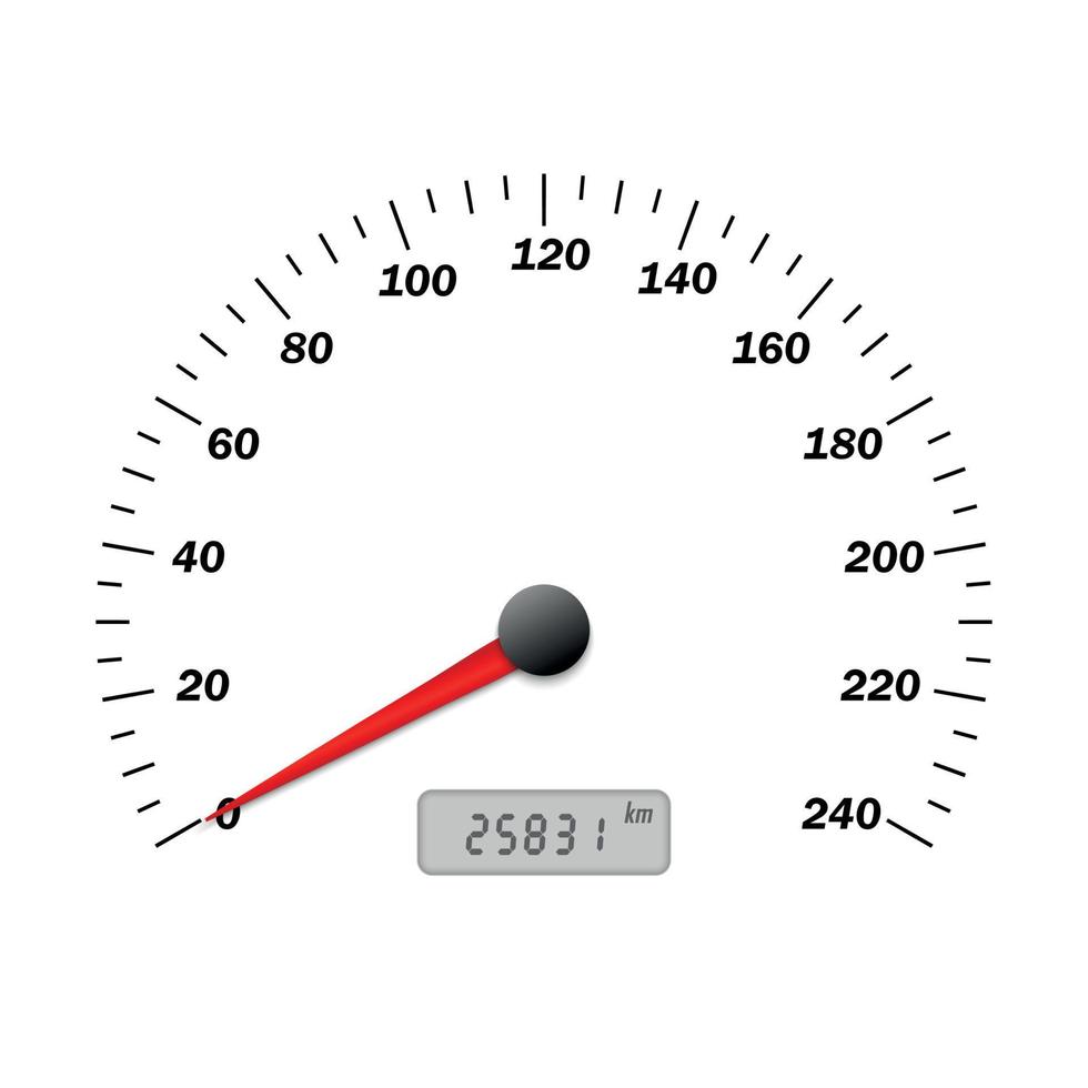 car speedomete vector illustration