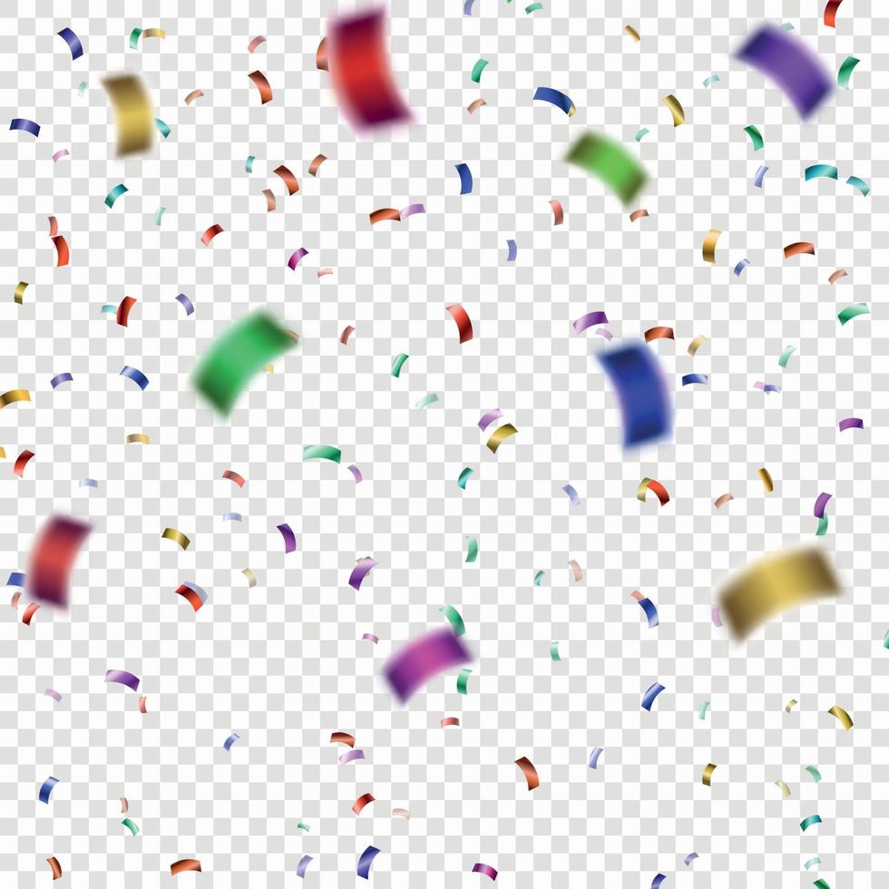 Colorful Confetti vector illustration