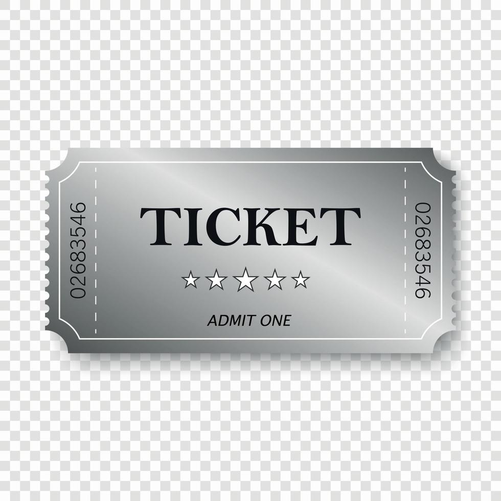 Entry ticket vector illustration