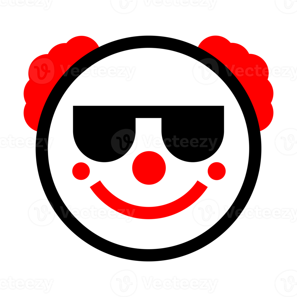 Cute Clown Emoticon png