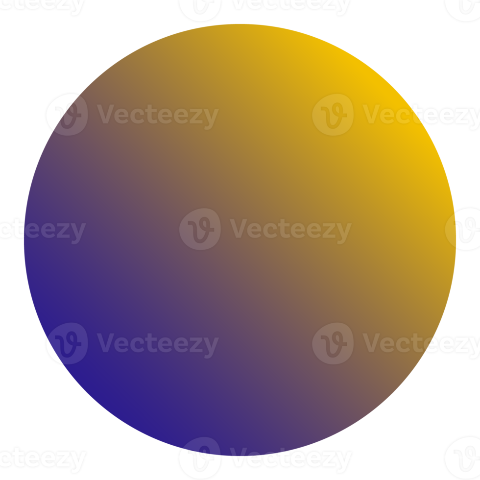 Shiny Gradient Circle png