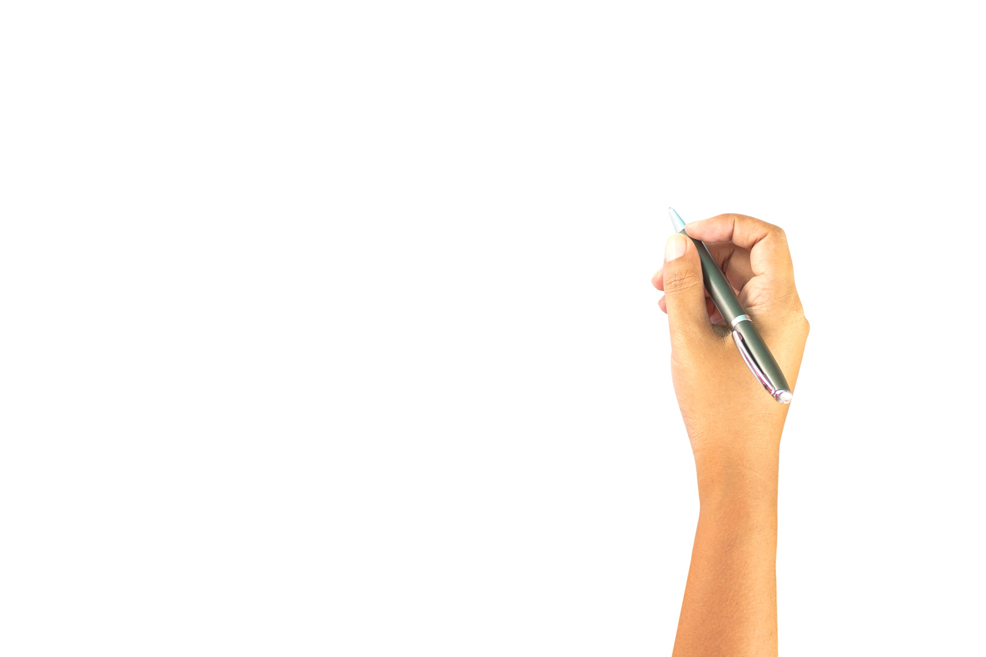 Hand Hold Pen Writing Isolated 11434576 PNG
