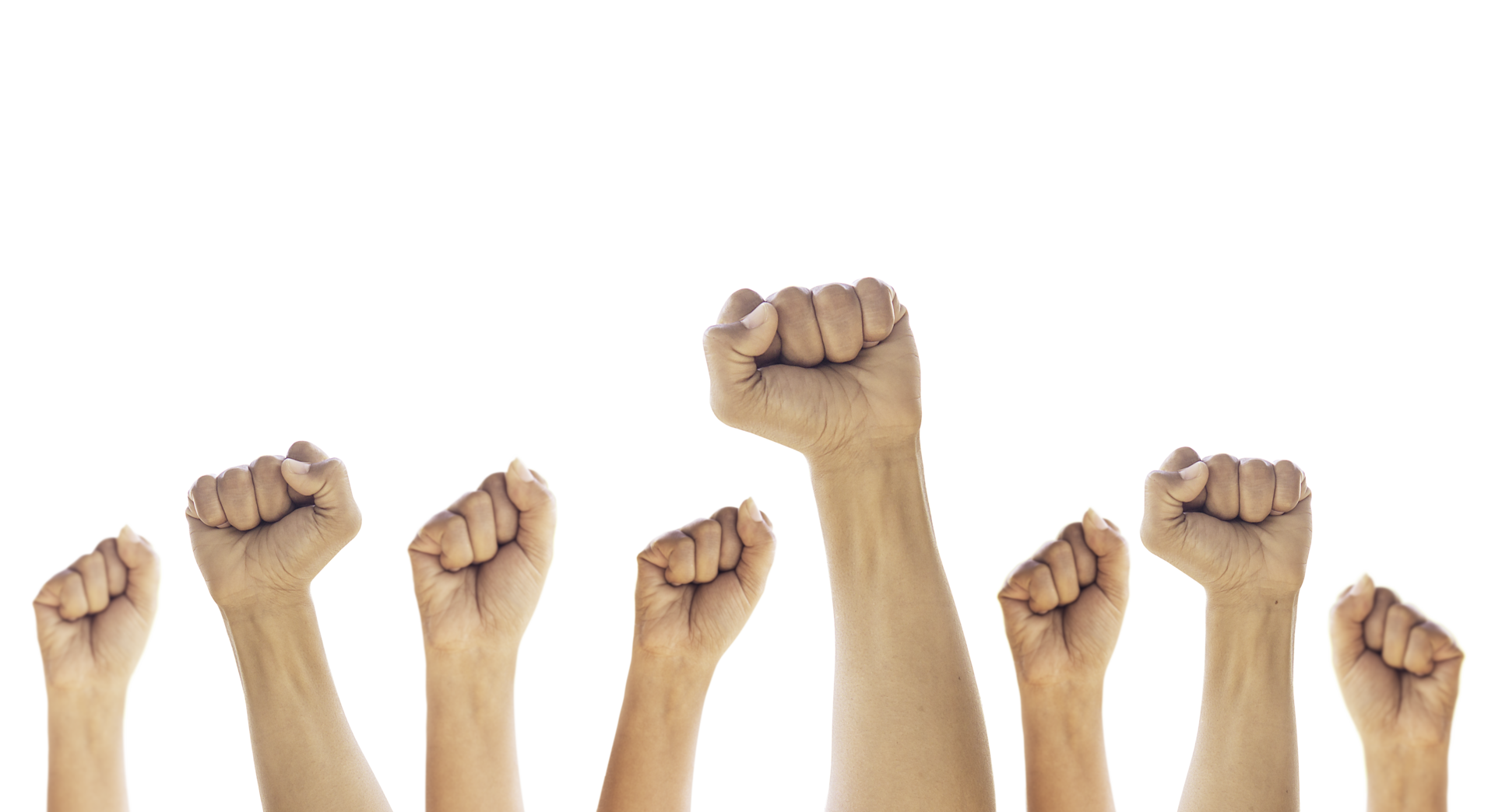 Free Hand of people arm raising up showing power strong with sky at sunrise  background .success concept 11434606 PNG with Transparent Background