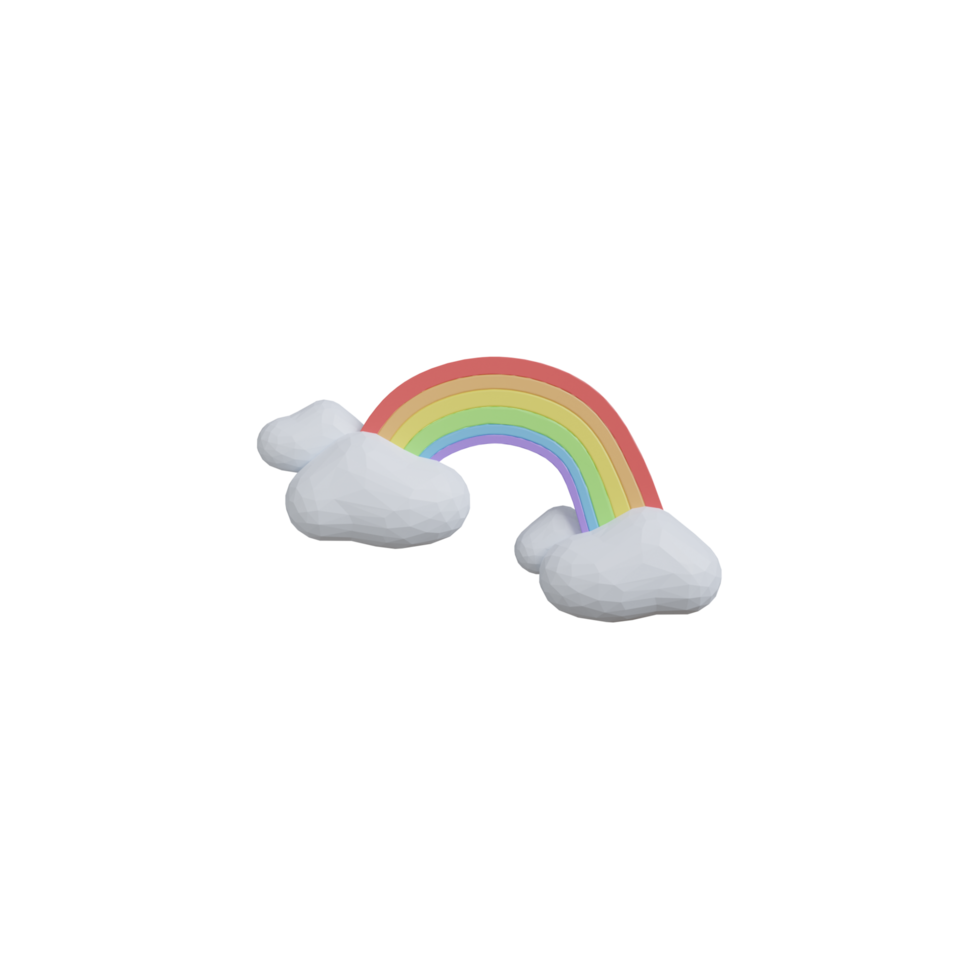 ícone de objeto de céu isolado 3D png