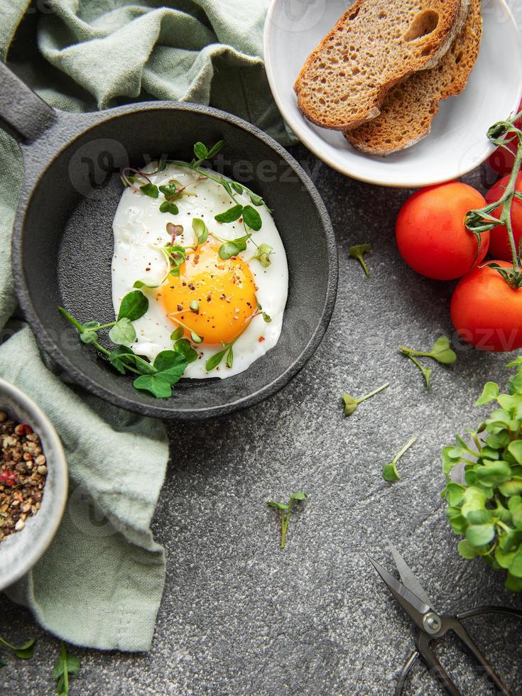 delicioso desayuno gourmet foto