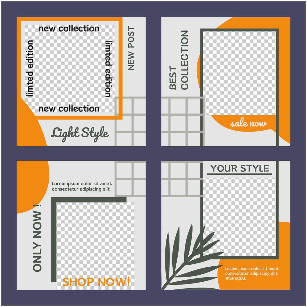 MEDIA POST TEMPLATE POST vector
