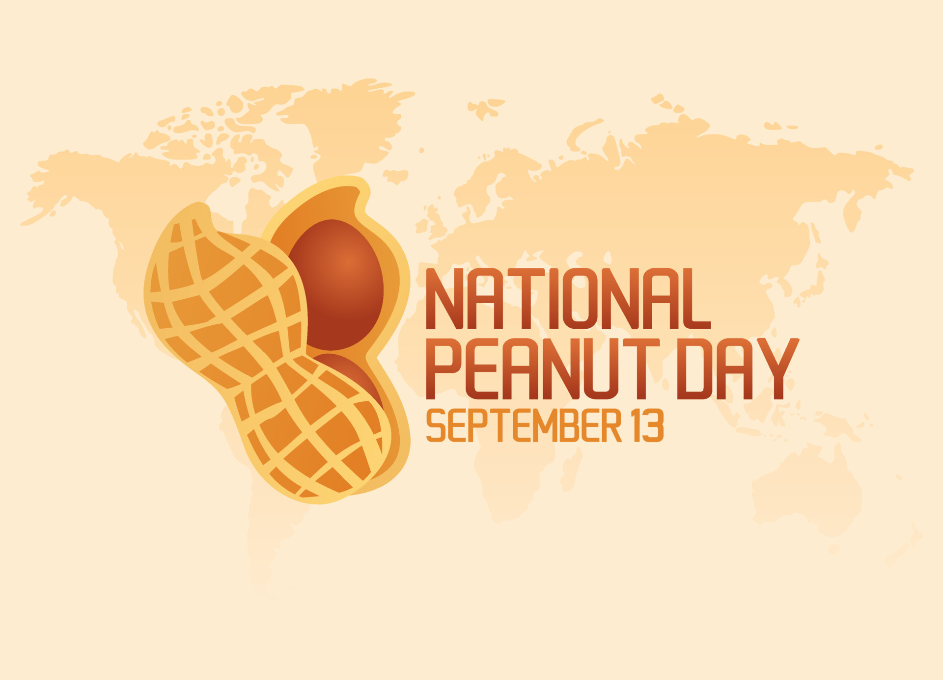 vector graphic of national peanut day good for national peanut day