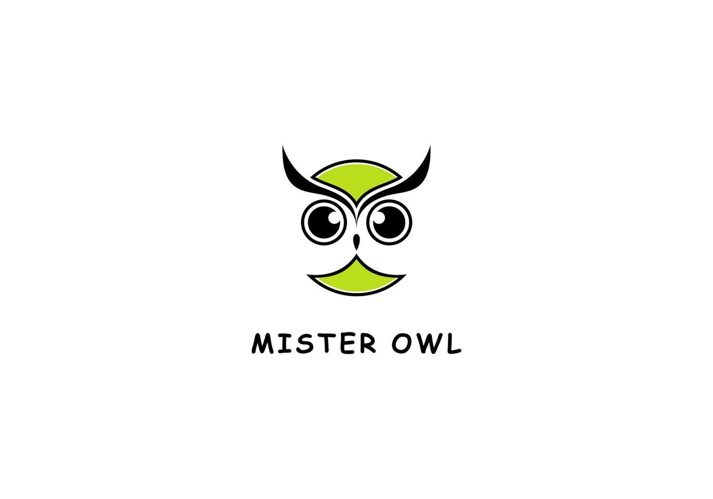 LOGO CHARACTER CONCEPT OWL CUTE vector