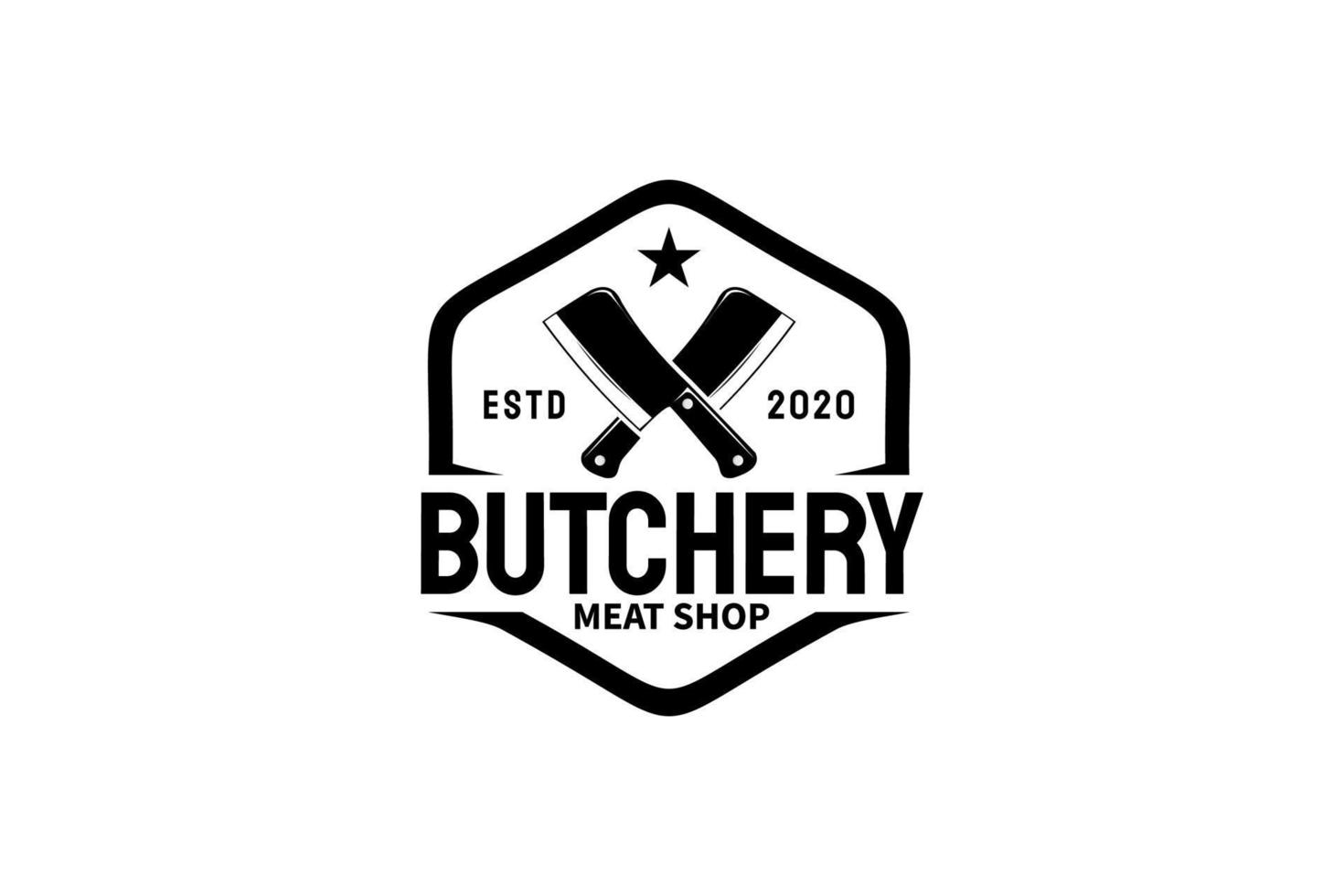 Butcher Shop Logo emblem Vector 11435821 Vector Art at Vecteezy