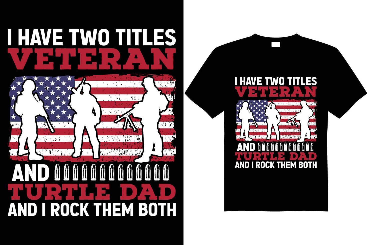 veteran t shirt design vector turtle dad