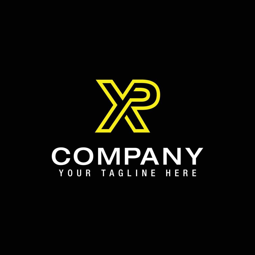 Creative Letters XP, PX Logo Design Vector Template. Initial Letters XP Logo Design