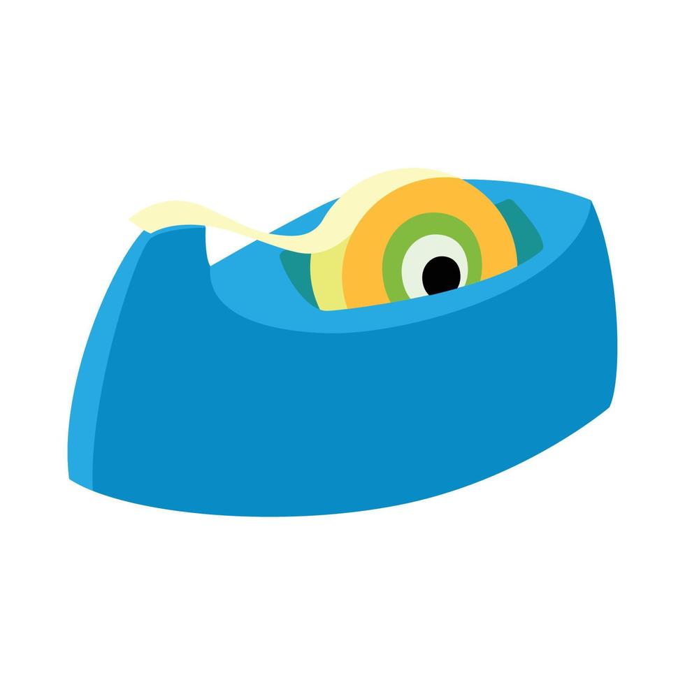 Duct tape in dispenser packaging  illustrator design and flat design vector
